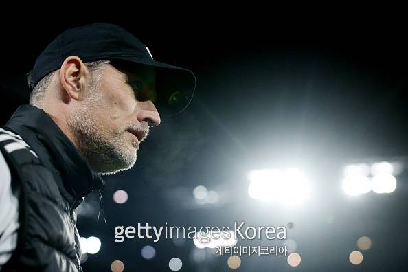 토마스 투헬 바이에른 뮌헨 감독이 교체 카드를 사용하지 않은 이유에 대해 "리듬을 방해하고 싶지 않았다"라고 설명했다. 김민재는 15경기 연속 풀타임을 소화했다. 사진=게티이미지