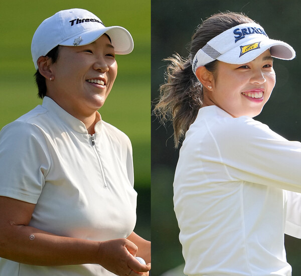 일본여자프로골프(JLPGA) 투어 2023시즌 최종전 JLPGA 투어챔피언십 리코컵에 출전한 신지애 프로, 우승을 차지한 야마시타 미유. 사진제공=Getty Images_LPGA