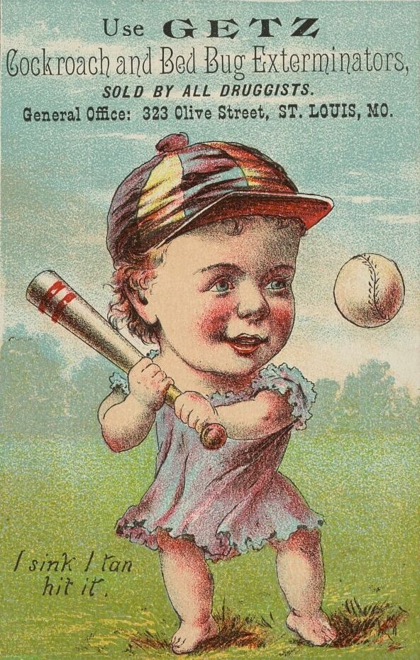 1870년대 미국 빈대 퇴치제 광고.