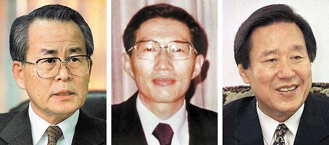 재정 개혁 단행했던 역대 경제 참모 3人. 사진 왼쪽부터 박정희 정부의 김용환 대통령 경제수석비서관, 전두환 정부의 김재익 경제수석비서관과 문희갑 경제기획원 예산실장.