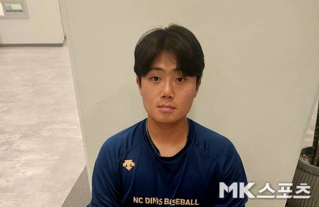 최근 만난 NC 박주현은 기량 향상을 위해 구슬땀을 흘리고 있었다. 사진(창원)=이한주 기자