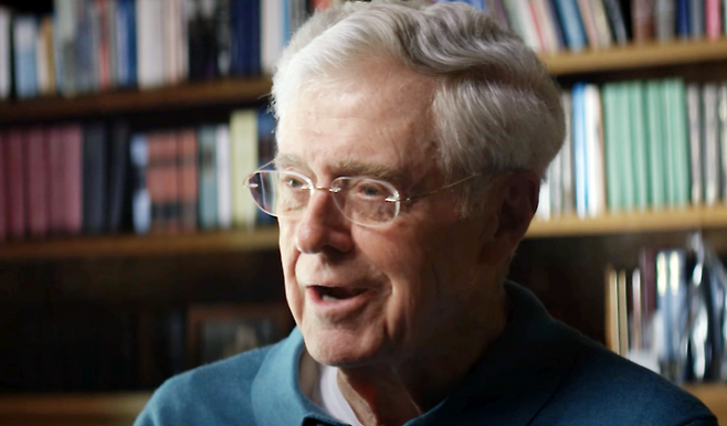 미국의 억만장자 사업가 찰스 코크(Charles Koch) [사진 출처 = Koch Industries 유튜브 캡처]