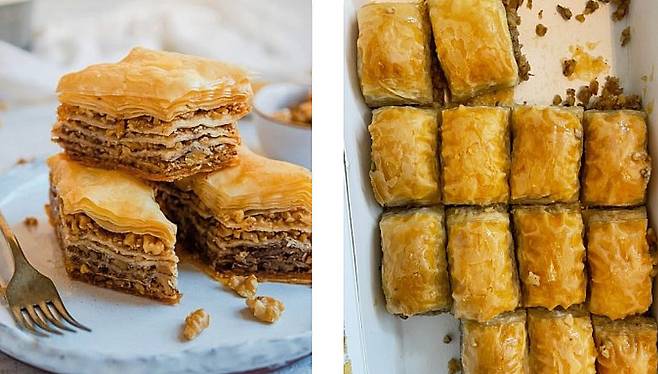 국내에서 구입하거나, 직구로 받은 바클라바