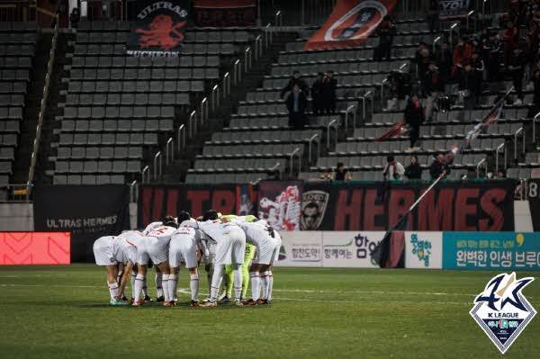 부천FC 선수단. ⓒ프로축구연맹