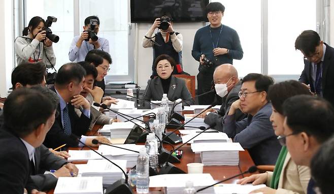 김정재 소위원장이 29일 오전 서울 여의도 국회에서 열린 국토교통위원회 국토법안심사소위원회를 주재하고 있다. 임세영 기자 /사진=뉴스1