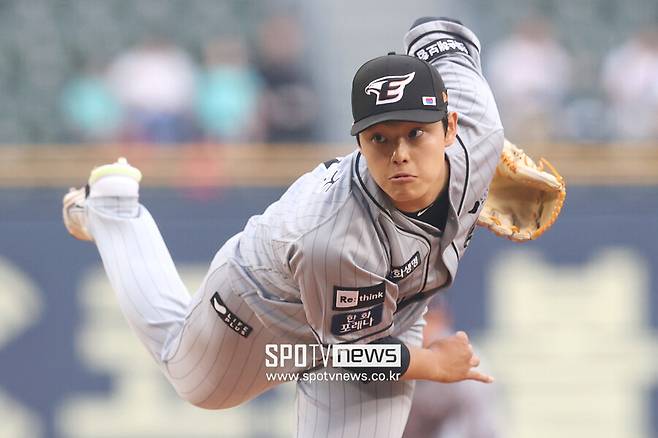 ▲ 빠른 공이라는 타고 난 재능이 무럭무럭 성장하고 있는 문동주 ⓒ곽혜미 기자