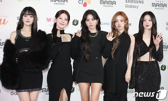 (여자)아이들 민니(왼쪽부터)와 미연, 소연, 우기, 슈화 ⓒ News1 권현진 기자