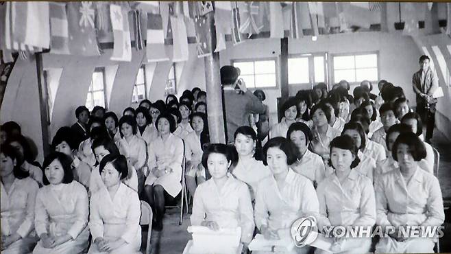 1960년대 한국인 파독 간호사들 [대한민국역사박물관 제공]