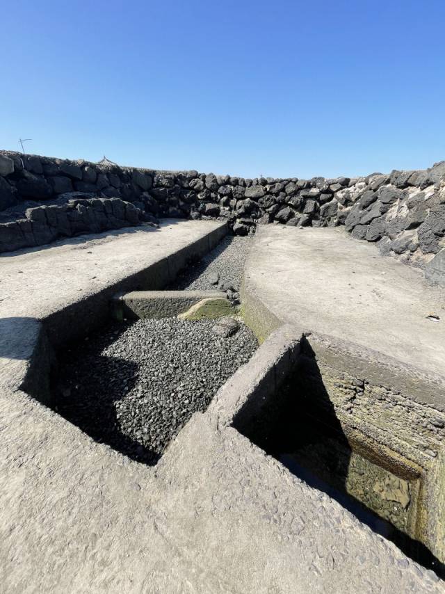 ▲ 바닥을 보이는 병단물. ⓒ제주환경운동연합