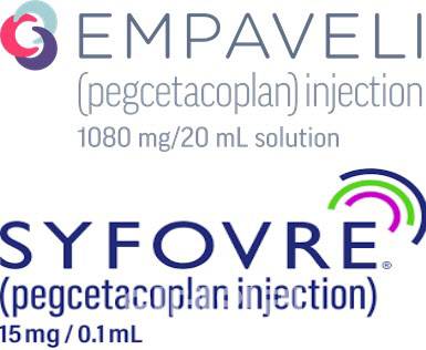 미국 아펠리스 파마슈티컬스(아펠리스)가 개발한 ‘페그세타코플란’은 미국에서 2021년과 2023년에 각각 발작성야간혈색소뇨증 치료제 ‘엠파벨리’와 건성 황반변성으로 인한 지도성 위축증 치료제 ‘시포프레’로 시판 허가 됐다.(제공=김진호)