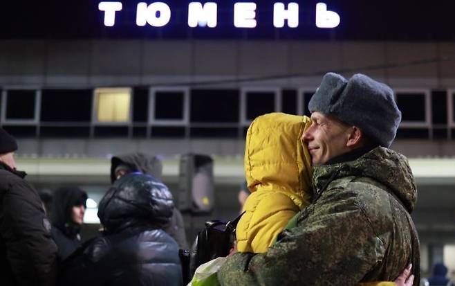 징집되는 러시아 군인 / 사진 = 연합뉴스