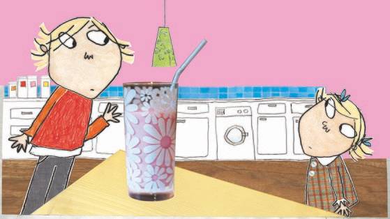 대표작인 『찰리와 롤라』에선 특정 주제를 강조하고 더 친근하게 보여주기 위해 사진 이미지를 그대로 가져와 넣었다.