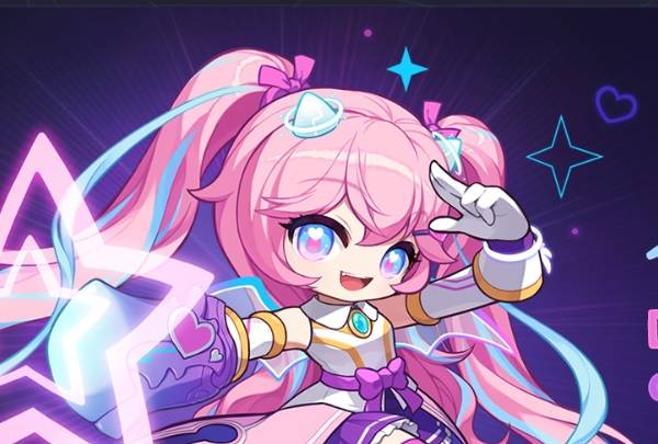 메이플스토리의 캐릭터 엔젤릭버스터. 메이플스토리 홈페이지 캡처