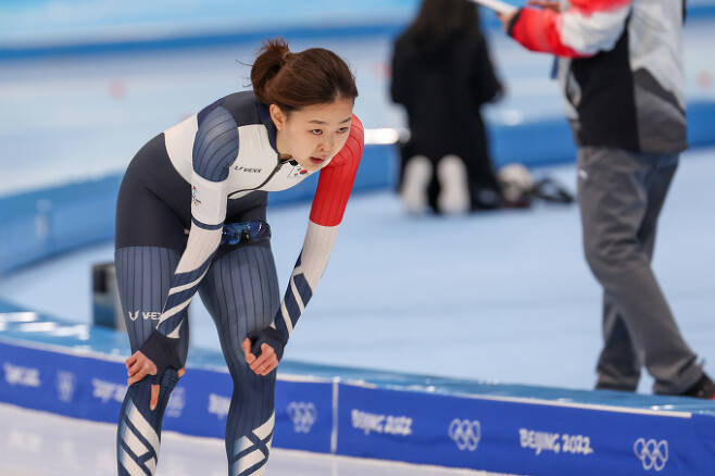 한국 여자 스피드스케이팅 간판 김민선이 월드컵 3차 여자 500m 정상에 올랐다. /사진= 뉴스1
