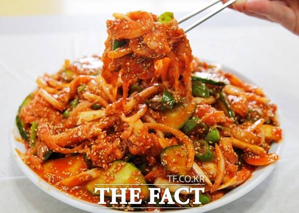 간재미 무침. / 보령시