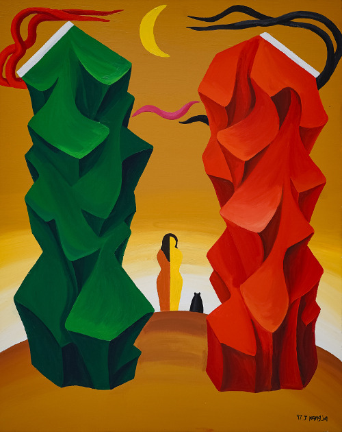 ‘무제’, 캔버스에 유채, 91×73㎝, 1997년