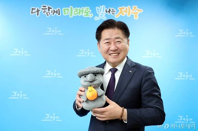 오영훈 제주도지사 인터뷰 /사진=이기범 기자 leekb@