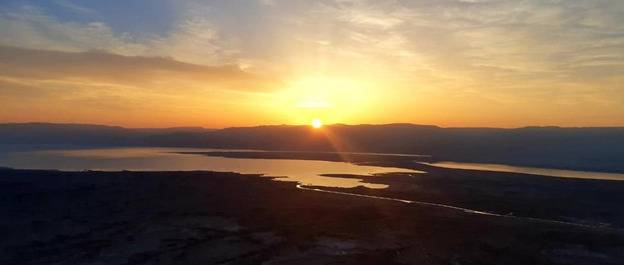 마사다의 일출 [이스라엘관광청 제공]