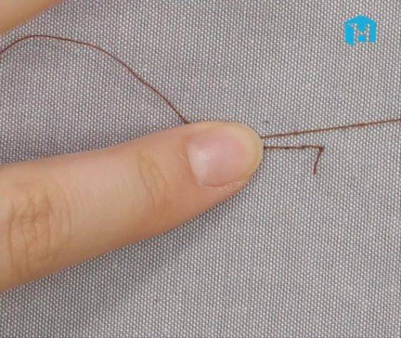 바느질 할 때 시작매듭, 마무리매듭 짓는 방법
