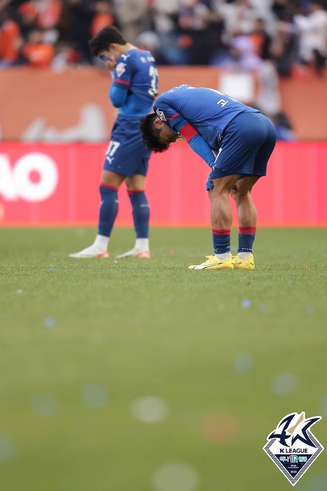 ▲ K리그를 대표하던 리딩클럽 수원삼성이 내년부터 K리그2에서 뛰게 됐다 ⓒ 한국프로축구연맹