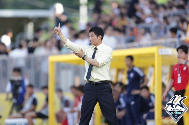 이정효 감독. /사진=한국프로축구연맹 제공