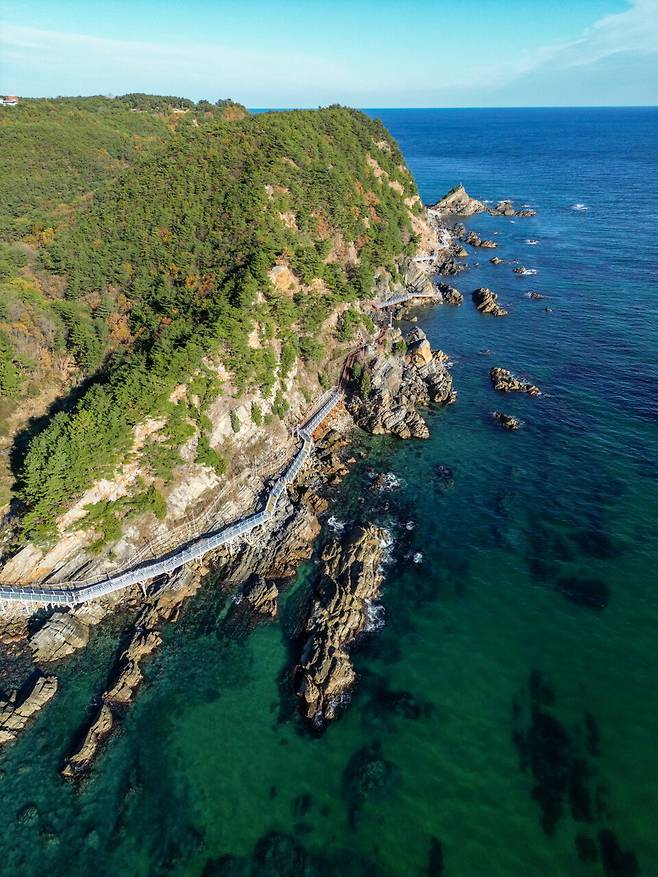 하늘에서 본 바다부채길