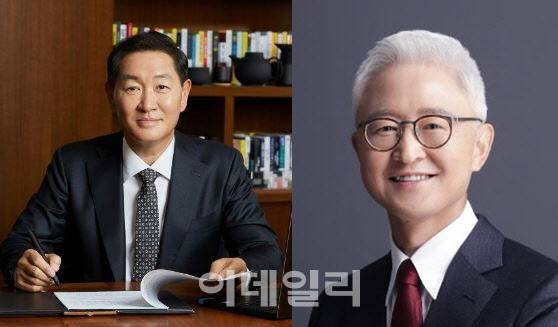 한종희 삼성전자 DX부문장 부회장과 경계현 삼성전자 DS부문장 사장. (사진=삼성전자)