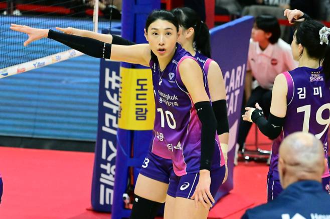 연타 공격도 정교한 김연경. 사진=KOVO