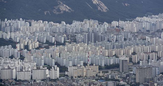 서울 노원구 일대 아파트 단지들의 모습. 한경DB