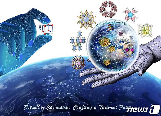 영남대 신소재공학부 고영건 교수 연구팀이 개발한 레티큘러(Reticular) 화학소재.(영남대 제공)