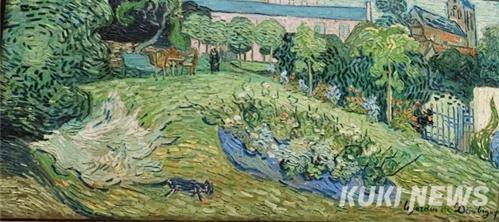 빈센트 반 고흐, ‘도비니의 정원’, 1890, 캔버스에 유채, 50x100cm, 루돌프 슈태헬린 컬렉션