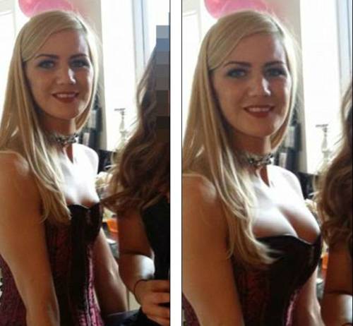 A컵 사진에 호감을 보낸 남성은 602명으로 D컵 사진 809명보다 약 34%정도 적은 호감을 얻었다. 사진=데일리메일 갈무리