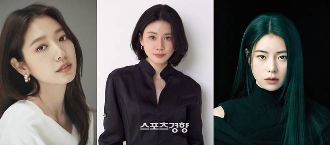 왼쪽부터 박신혜, 이보영, 임지연. 경향DB 갈무리