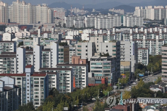 경기도 고양시 일산 신도시 일대의 모습. 사진 연합뉴스