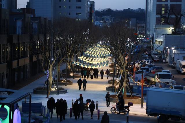 ▲강릉월화거리 야경/ 사진제공=강릉시