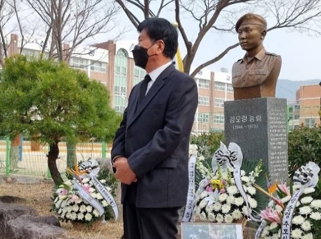 [참군인 김오랑 기념사업회 제공. 재판매 및 DB 금지] 연합뉴스