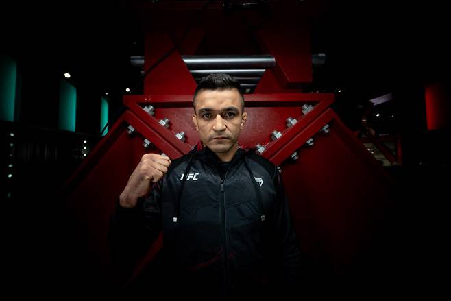 박준용과 대결을 앞둔 UFC 파이터 안드레 무니즈. 사진=UFC