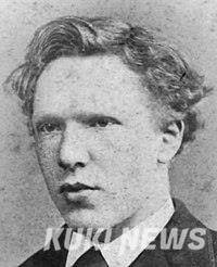 1873년 1월 19일, 19살 청년의 반 고흐, 반 고흐 미술관에는 성인 시절이라고 검증된 그의 사진은 없다.