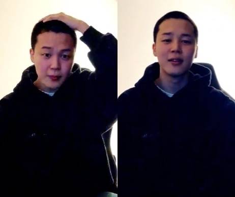 그룹 방탄소년단 지민. / 위버스 라이브 캡처