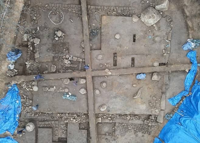 태일전 1호 건물지 [태안군 제공. 재판매 및 DB 금지]