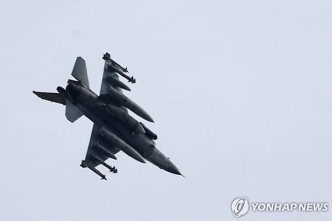 이스라엘군의 F-16 전투기 [로이터=연합뉴스]