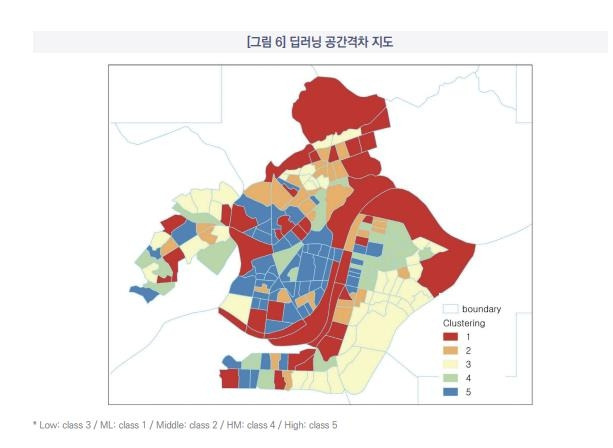 딥러닝 평양 공간격차 지도 [이시효 연구위원 발제문 캡처]