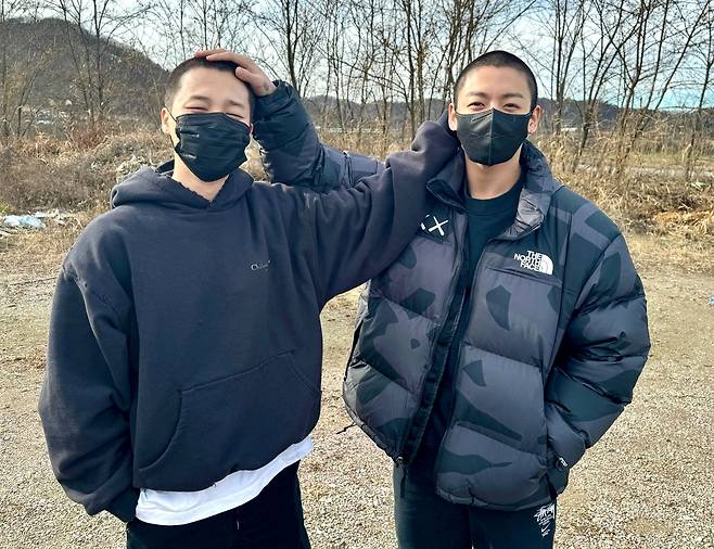 12일 동반 입대한 지민(좌)과 정국(우) [방탄소년단 공식 X(트위터). 재판매 및 DB 금지]