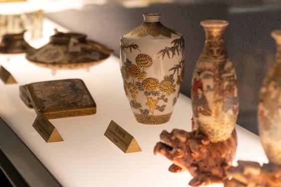 하쿠스이칸 박물관에는 임진왜란 당시 일본에 끌려간 도공들이 만든 도자기 작품이 전시돼 있다.