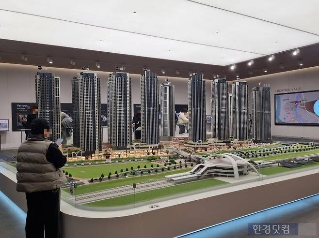 '힐스테이트 더 운정' 모형도. 사진=이송렬 기자