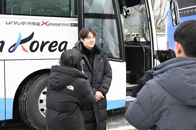 수영 국가대표 김우민. /사진=대한체육회 제공