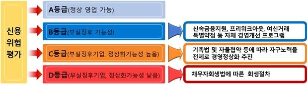 정기 신용위험평가 개요 및 절차 [금감원 제공]