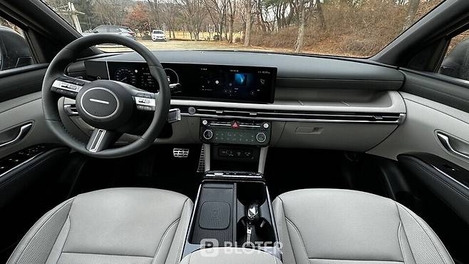 현대차 4세대 투싼 부분변경 1.6 가솔린 터보 실내 (사진=조재환 기자)