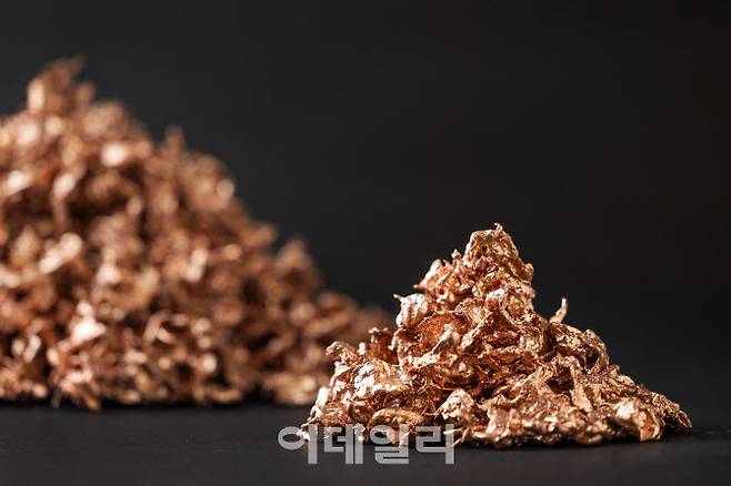 LS전선이 세계 최초로 개발한 동박용 신소재 큐플레이크(CuFlake™) (사진=LS전선)