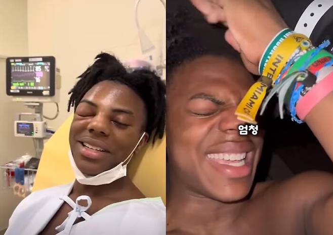 2200만 구독자를 보유한 대형 유튜버 '아이쇼스피드(대런 제이슨 왓킨스 주니어·19)'는 지난 여름 '군발성 두통'을 진단 받았다. [사진=유튜브 채널 @IShowSpeed_Korea]